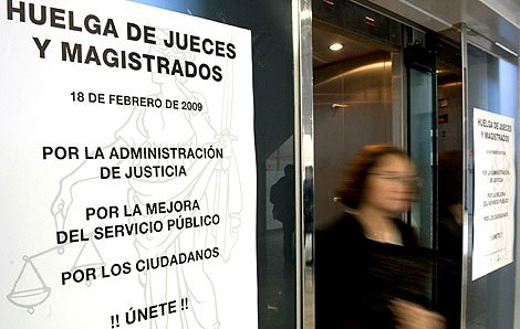 LOS JUECES YA HICIERON HUELGA EN 2009.
