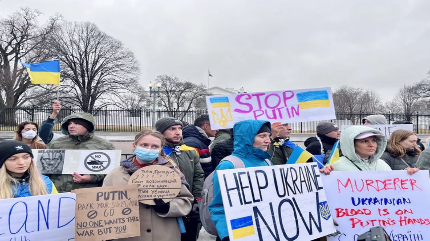 Protestas contra la guerra en Ucrania en Washington D.C. Joe Flood / Flickr, CC BY-NC-ND.