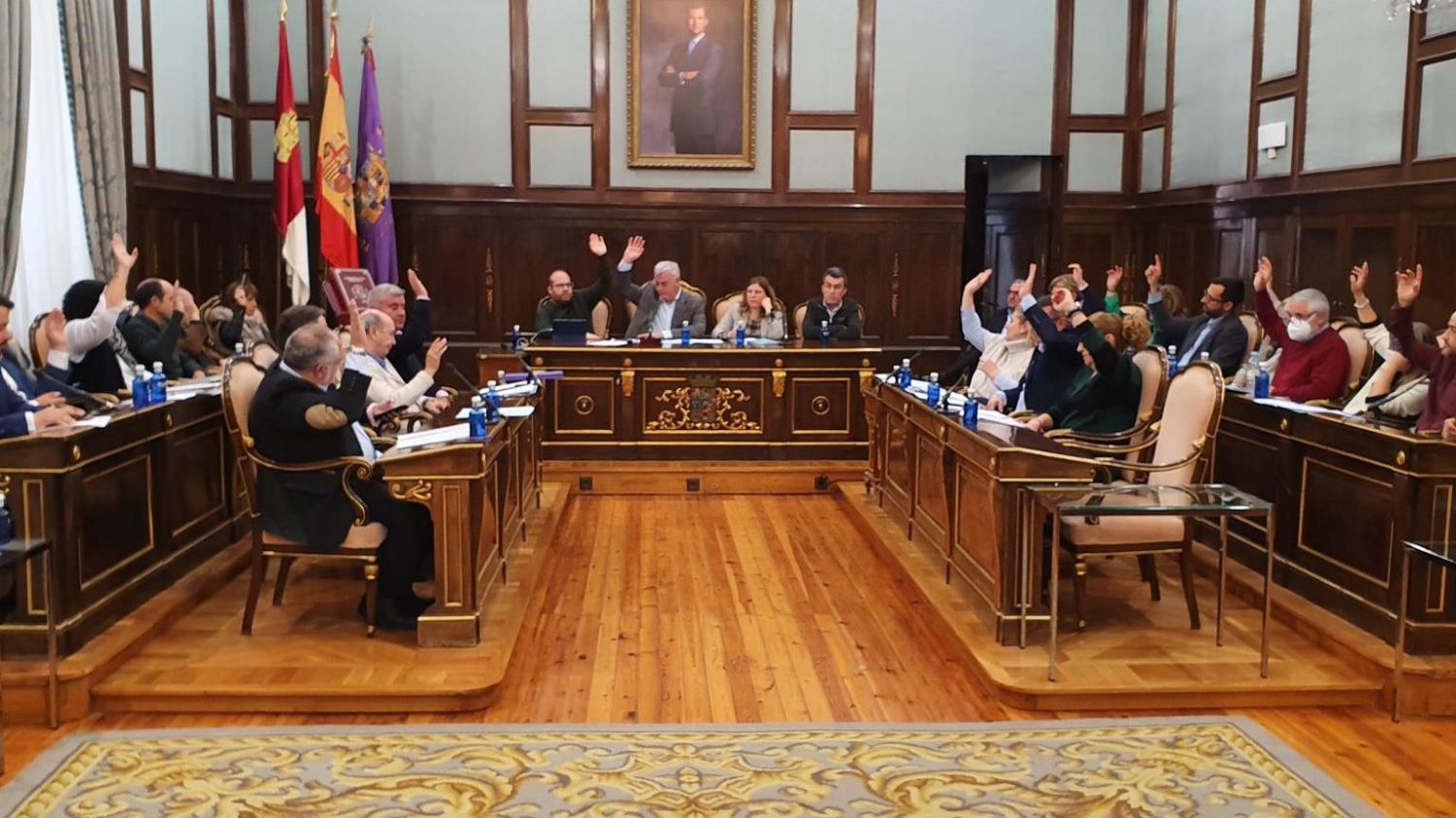 Pleno de la Diputación de Guadalajara.