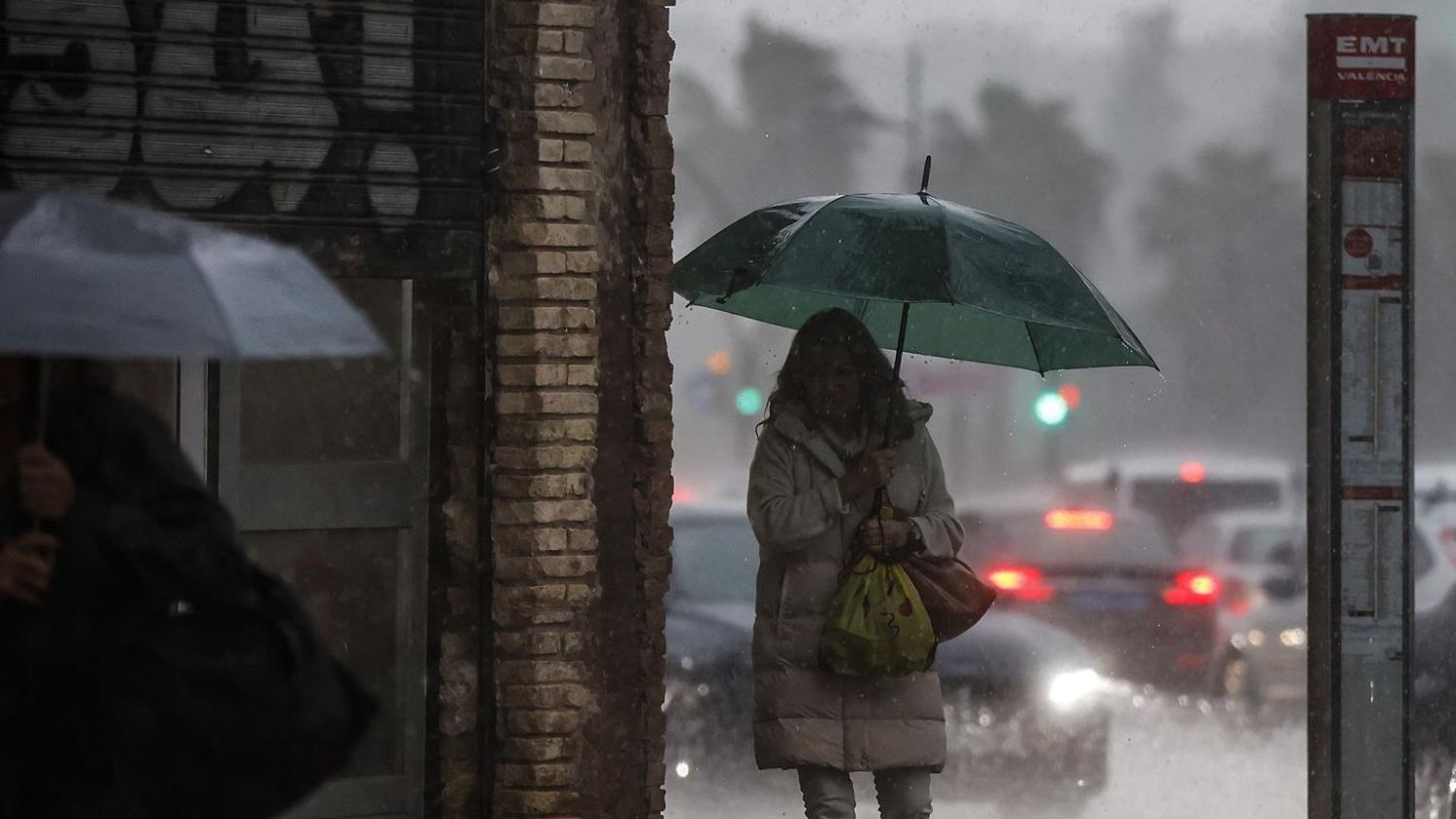 La lluvia estará presente durante estos días.