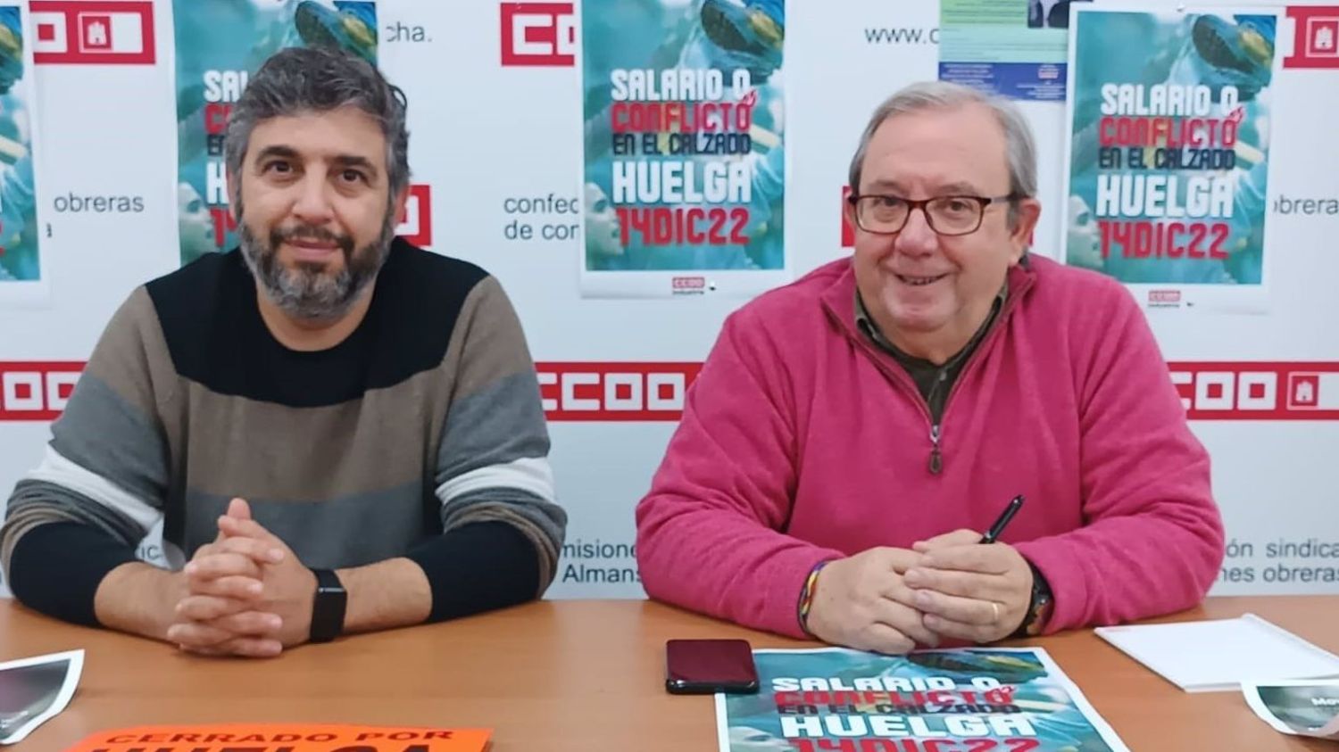 Carlos Navalón, integrante del equipo de CCOO en la Mesa de Negociación del convenio del calzado.