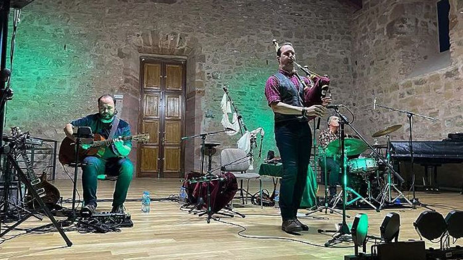 El convierto de la la Mosquera Celtic Band en Sigüenza.