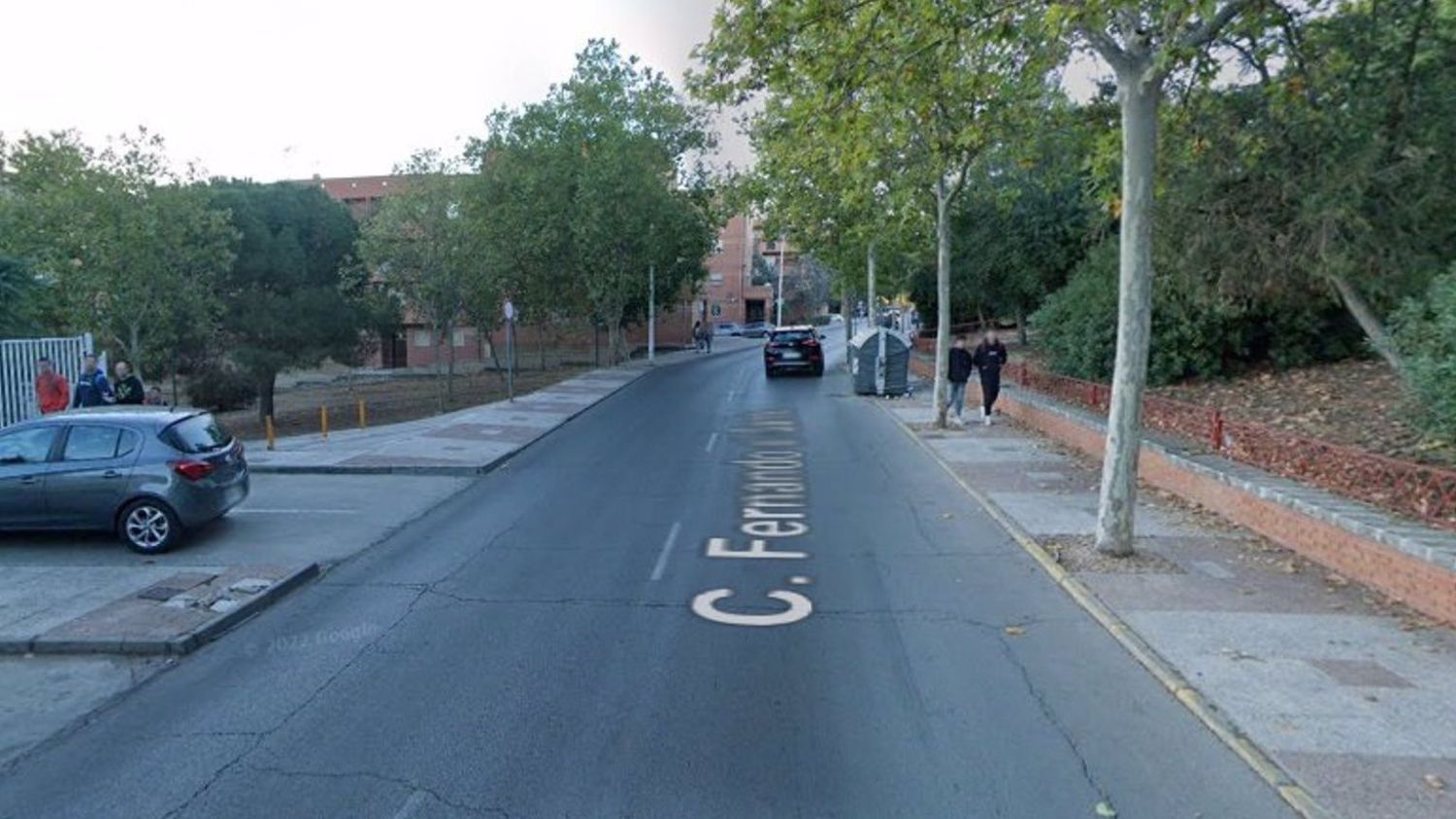 Calle Fernando el Santo de Puertollano.