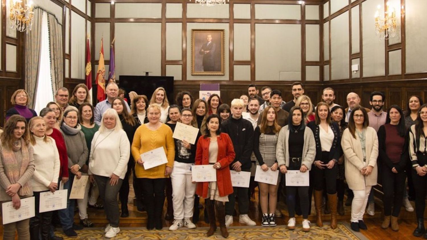 Más de medio centenar de alumnos completan la formación presencial de DipuEmplea.