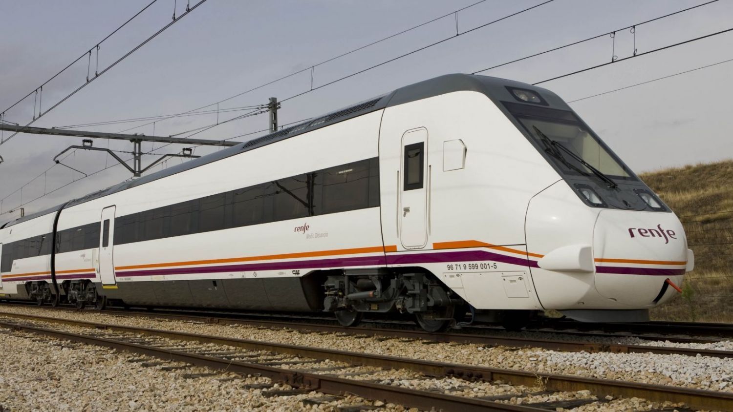 Tren a su paso por la región.