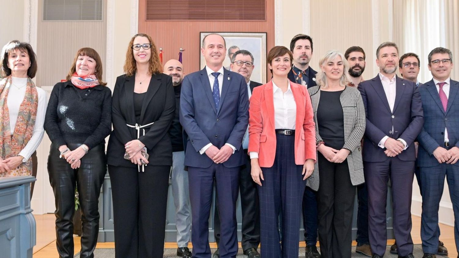 La ministra de Política Territorial y Portavoz del Gobierno, Isabel Rodríguez, en Guadalajara.