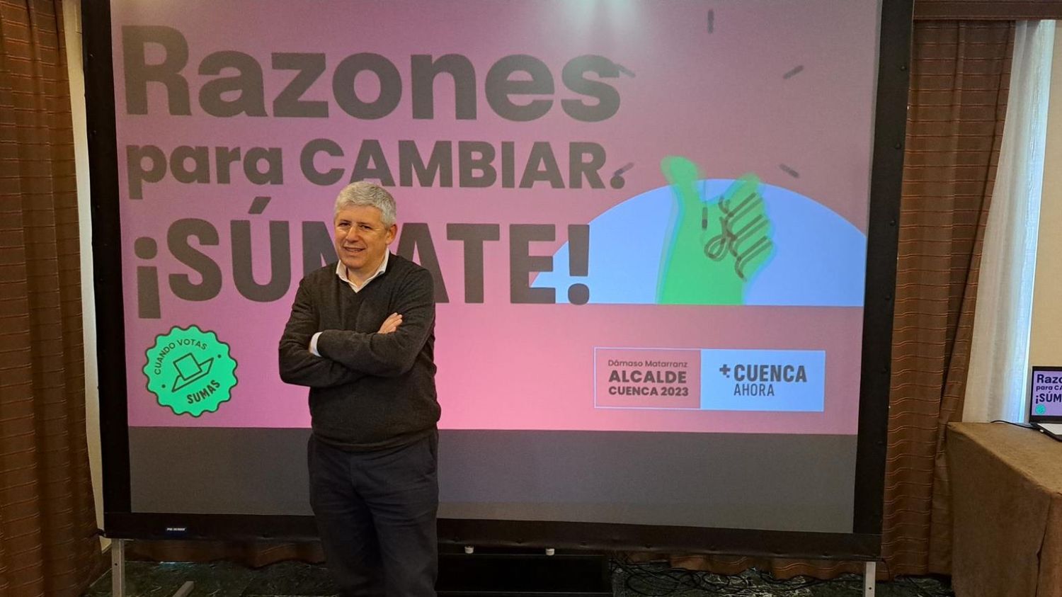 Dámaso Matarranz encabezará la candidatura a la Alcaldía de Cuenca por la coalición +Cuenca Ahora.