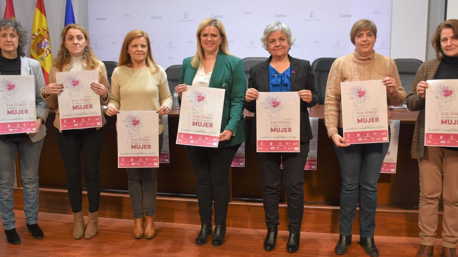 Presentación de actividades con motivo del 8M en Cuenca.