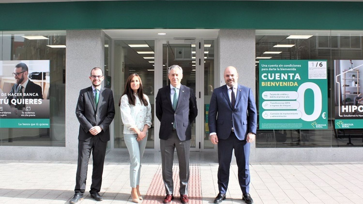 Nueva oficina de Eurocaja Rural en la calle Arquitecto Vandelvira, 62 de Albacete.