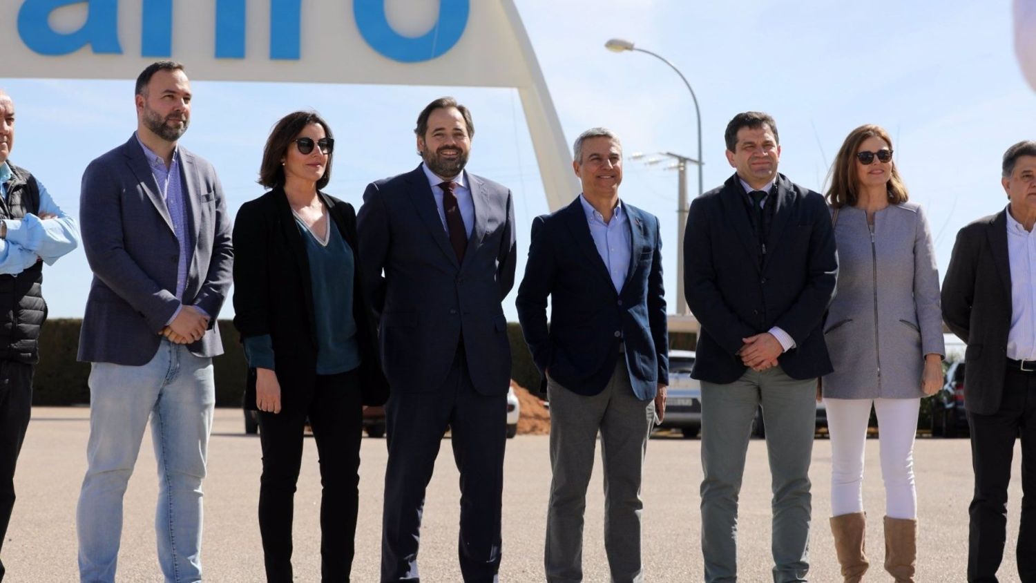 El presidente del PP de CLM, Paco Núñez, en Tomelloso.