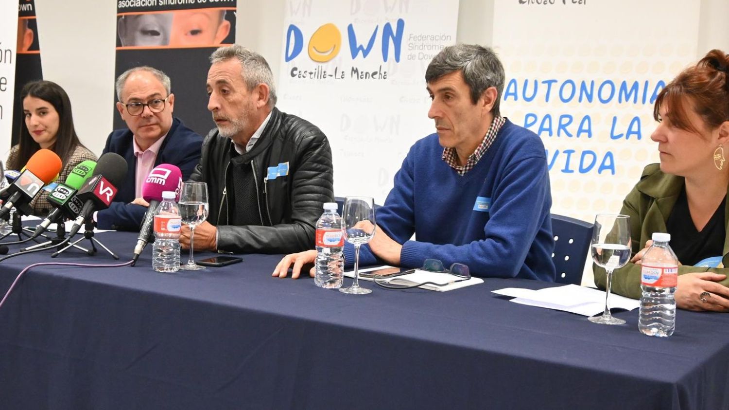 El alcalde de Valdepeñas, Jesús Martín, en la presentación del cortometraje documental.