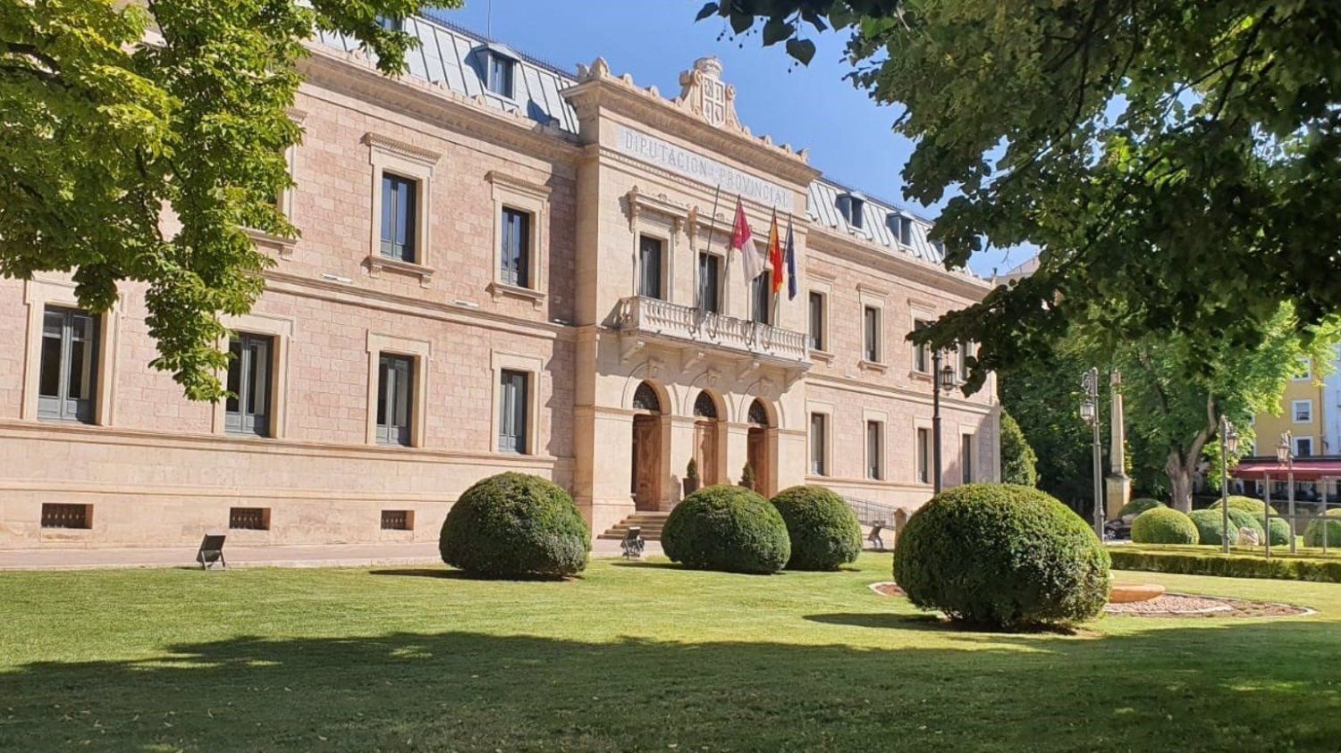 Fachada de la Diputación de Cuenca.