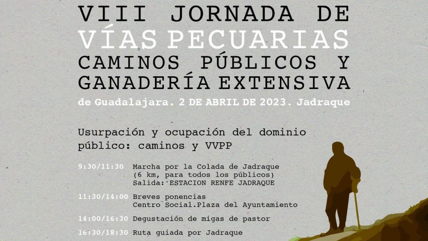 Cartel de las jornadas.