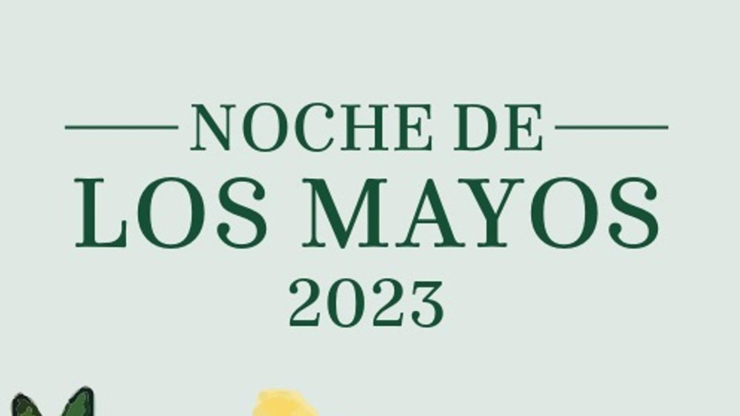 Cartel de la noche de los mayos de Albacete.