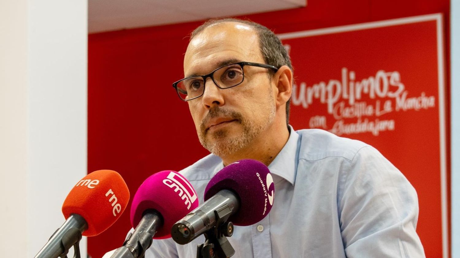 El secretario general de PSOE Guadalajara, Pablo Bellido.