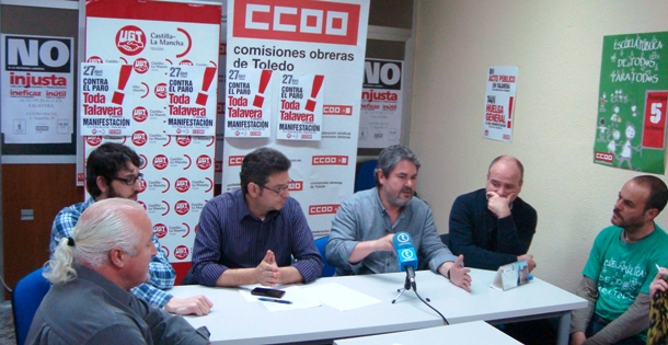 RUEDA DE PRENSA PARA PRESENTAR LA MANIFESTACIÓN, ESTE JUEVES.